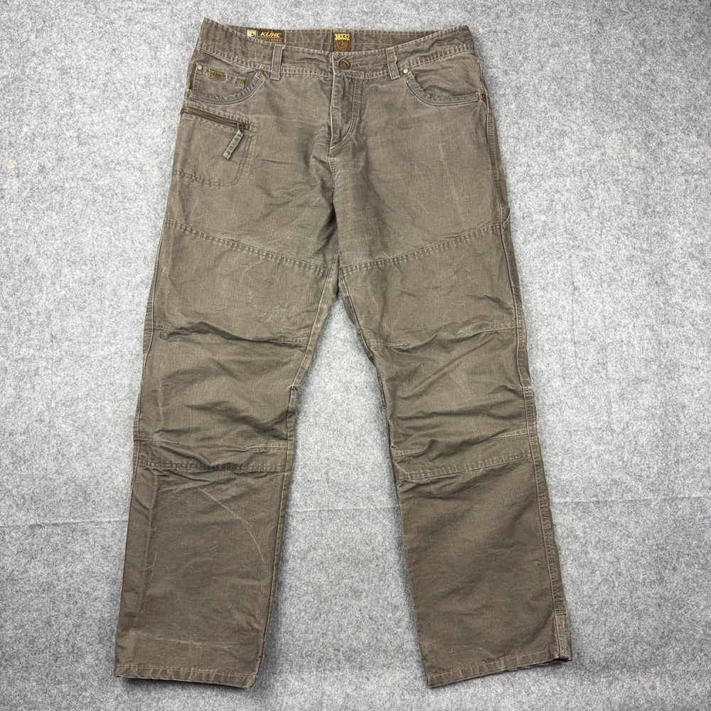 KUHL Pants Mens 38x32 Brown Crag Series Rebel Hiking Workwear Outdoor Gorpcore